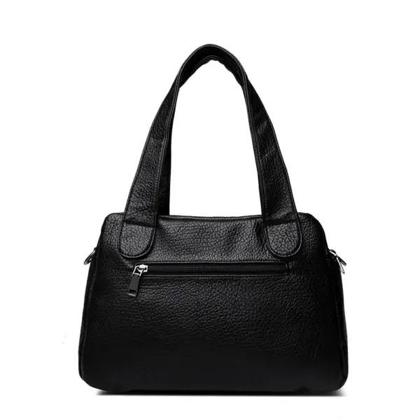 Soft leather elegant women handbag - Image 8