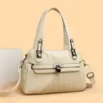 Soft leather elegant women handbag - Image 12