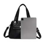 Soft leather elegant women handbag - Image 4