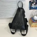 Stylish vintage leather backpack - Image 6