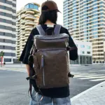 Vintage classic high quality backpack - Image 12