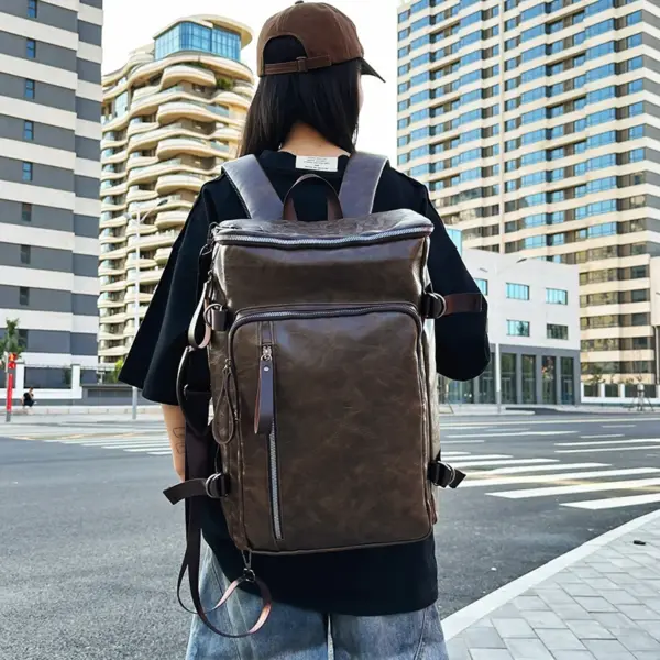 Vintage classic high quality backpack - Image 12
