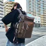 Vintage classic high quality backpack - Image 13