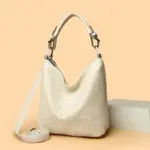 Vintage crocodile large capacity shoulder tote bag - Image 16