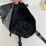 Vintage style large capacity leather backpack - Image 7