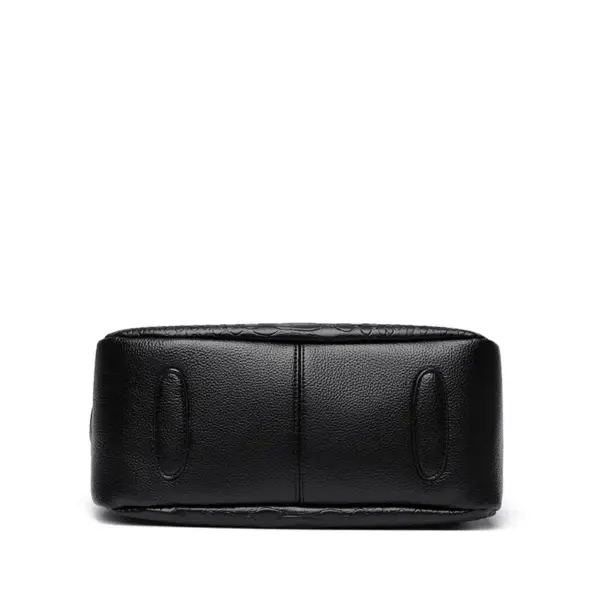 Elegant crocodile style shoulder tote bag - Image 8