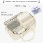 Lightweight Multifunctional Travel Duffel with Telescopic Handle – Large Capacity Gym & Sports Bag - Image 16