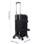 Lightweight Multifunctional Travel Duffel with Telescopic Handle – Large Capacity Gym & Sports Bag - Image 9