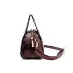 Flower Embossed Vintage Women Handbag - Image 2