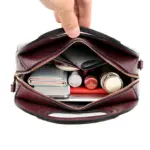 Flower Embossed Vintage Women Handbag - Image 16