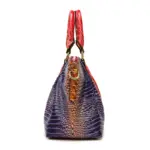 Vintage large capacity crocodile luxury tote bag - Image 17