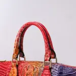 Vintage large capacity crocodile luxury tote bag - Image 5