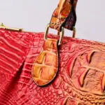 Vintage large capacity crocodile luxury tote bag - Image 6