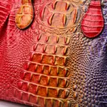 Vintage large capacity crocodile luxury tote bag - Image 7