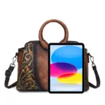 Premium Vintage Women's Handbag with Round Top Handle - Image 9