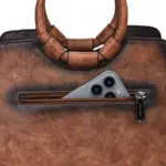 Premium Vintage Women's Handbag with Round Top Handle - Image 14