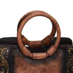 Premium Vintage Women's Handbag with Round Top Handle - Image 18