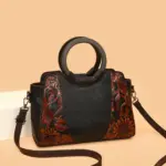 Vintage Women’s Handbag with Round Top Handle - Image 17