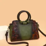 Vintage Women’s Handbag with Round Top Handle - Image 18
