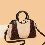 Vintage Women’s Handbag with Round Top Handle - Image 20
