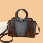 Vintage Women’s Handbag with Round Top Handle - Image 22