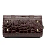 Vintage crocodile pattern designer handbag - Image 12
