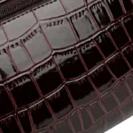 Vintage crocodile pattern designer handbag - Image 14