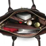 Vintage crocodile pattern designer handbag - Image 19