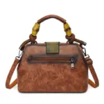 Vintage embossed pattern women handbag - Image 14