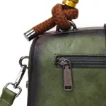 Women's Luxury Handbag with Vintage Floral Design - Image 16
