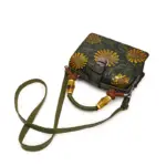 Women's Luxury Handbag with Vintage Floral Design - Image 22