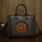 Artisan Medallion Structured Work Tote detail view 15