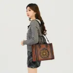 Artisan Medallion Structured Work Tote detail view 4