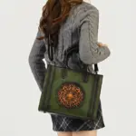 Artisan Medallion Structured Work Tote detail view 5