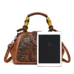 Carved Garden Rope-Handle Satchel - Image 10