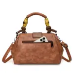 Carved Garden Rope-Handle Satchel - Image 13