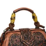 Carved Garden Rope-Handle Satchel - Image 14