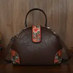 Folk Bloom Dome Crossbody Handbag - Image 9