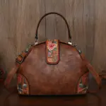 Folk Bloom Dome Crossbody Handbag - Image 11