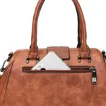 Grand Floral Embossed Shoulder Bag detail view 11