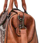 Grand Floral Embossed Shoulder Bag detail view 13