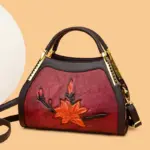 Lotus Bloom Vintage Handbag - Image 9