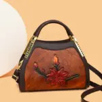 Lotus Bloom Vintage Handbag - Image 7