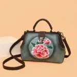 Peony Bloom Vintage Doctor Bag detail view 8