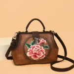 Peony Bloom Vintage Doctor Bag detail view 11
