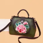 Peony Bloom Vintage Doctor Bag detail view 12