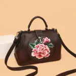 Peony Bloom Vintage Doctor Bag detail view 14