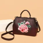 Peony Bloom Vintage Doctor Bag detail view 15