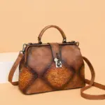Vintage Mosaic Frame Satchel - Image 6