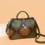 Vintage Mosaic Frame Satchel - Image 7